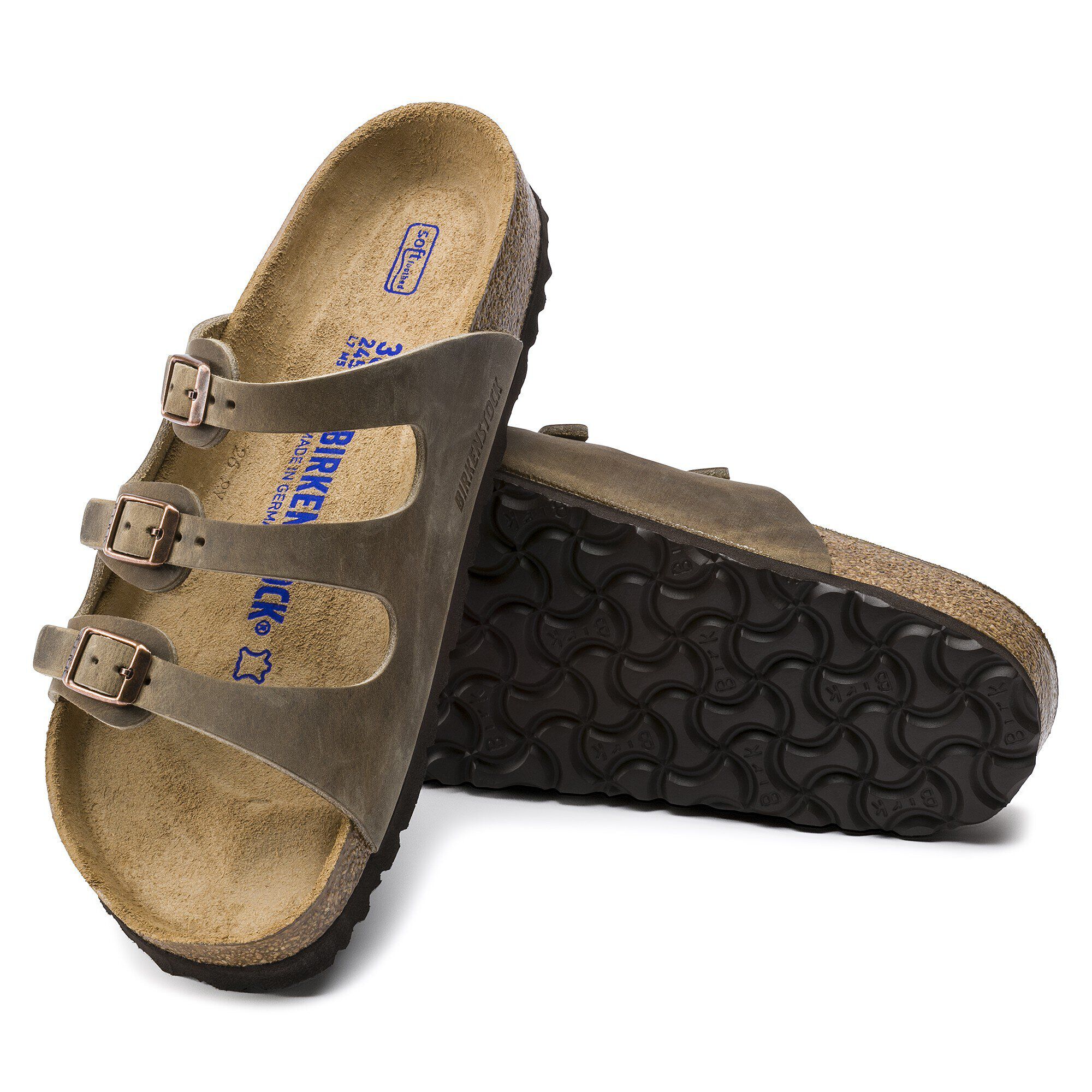 Florida Soft Footbed Natural Leather Oiled