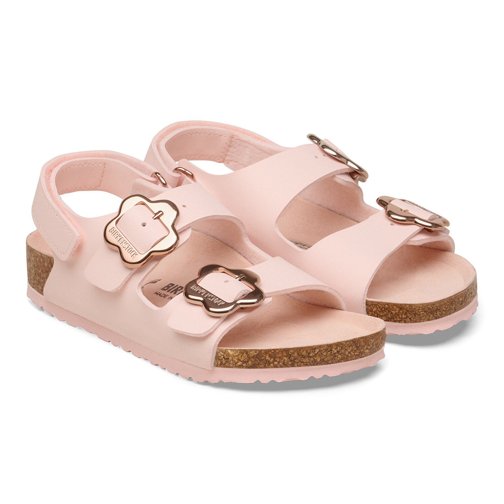 Milano Flower Buckle Kids Birko-Flor