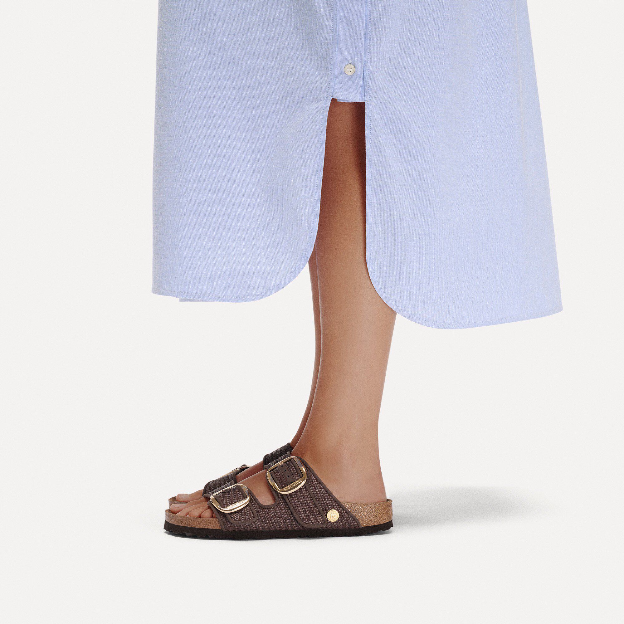 Arizona Big Buckle Raffia Textile