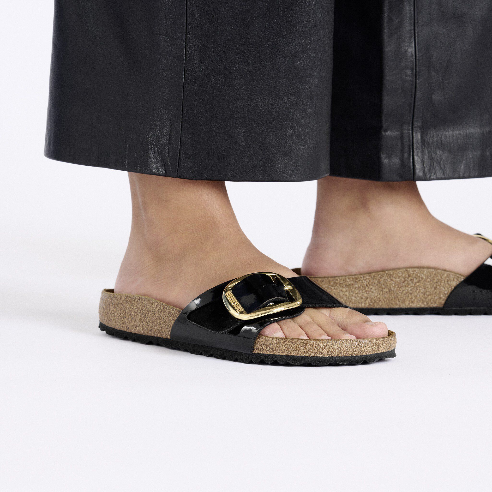 Madrid Big Buckle Birko-Flor Patent