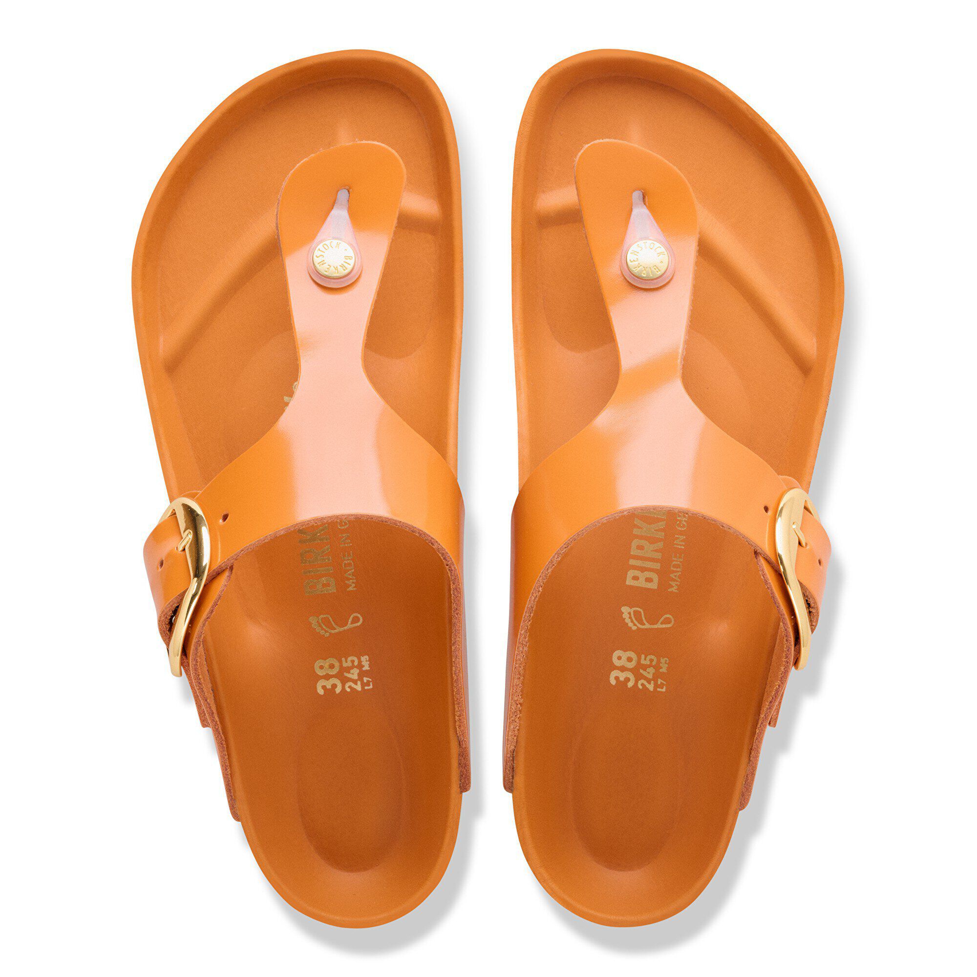 Gizeh Big Buckle Natural Leather Patent