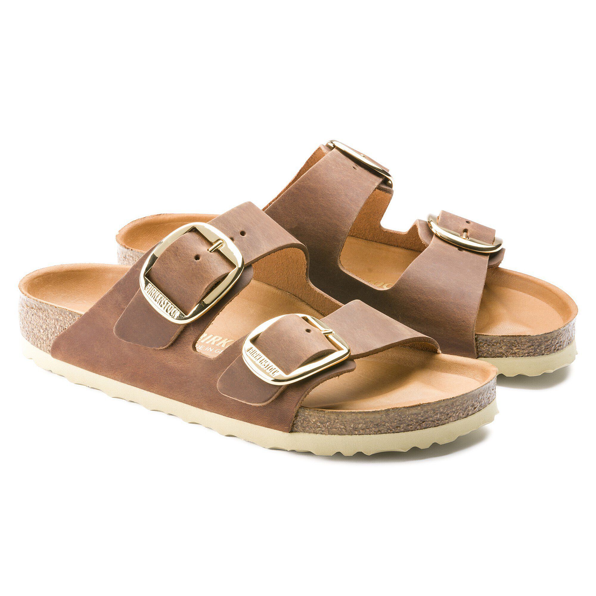 Arizona Big Buckle Natural Leather Oiled